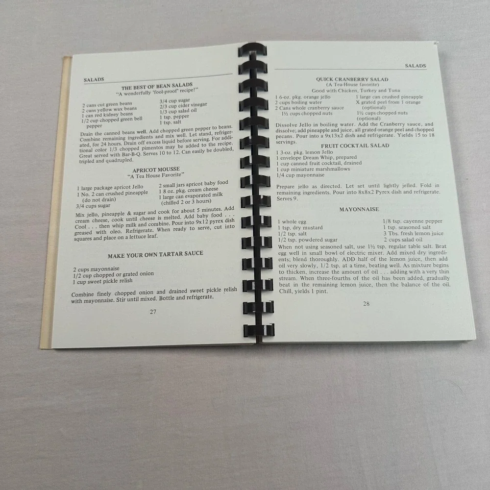 Vintage Collectibles II Cookbook Mary Pittman 1985 Spiral Bound Recipes Texas